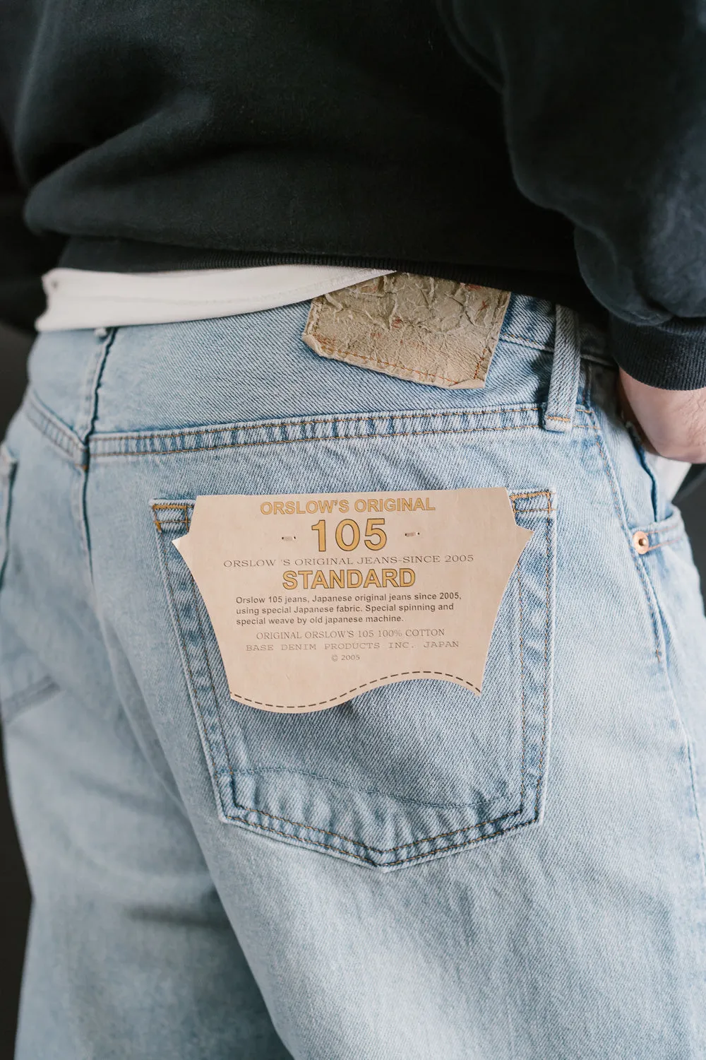 01-1050W-99 - 105 - Standard Fit Denim - 90s Sky Blue