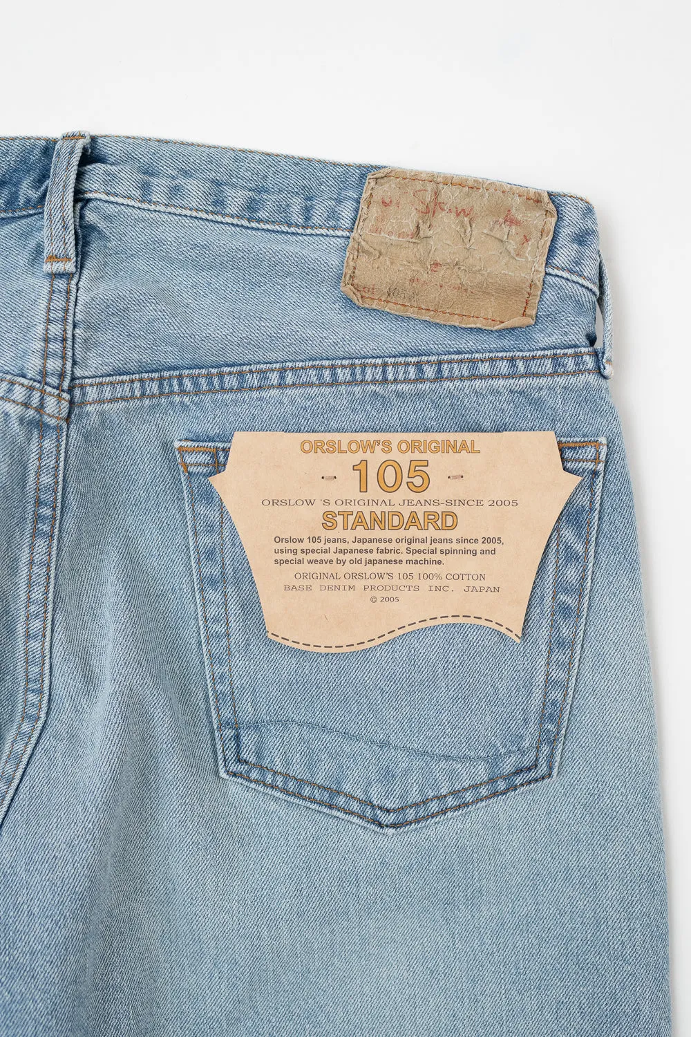 01-1050W-99 - 105 - Standard Fit Denim - 90s Sky Blue