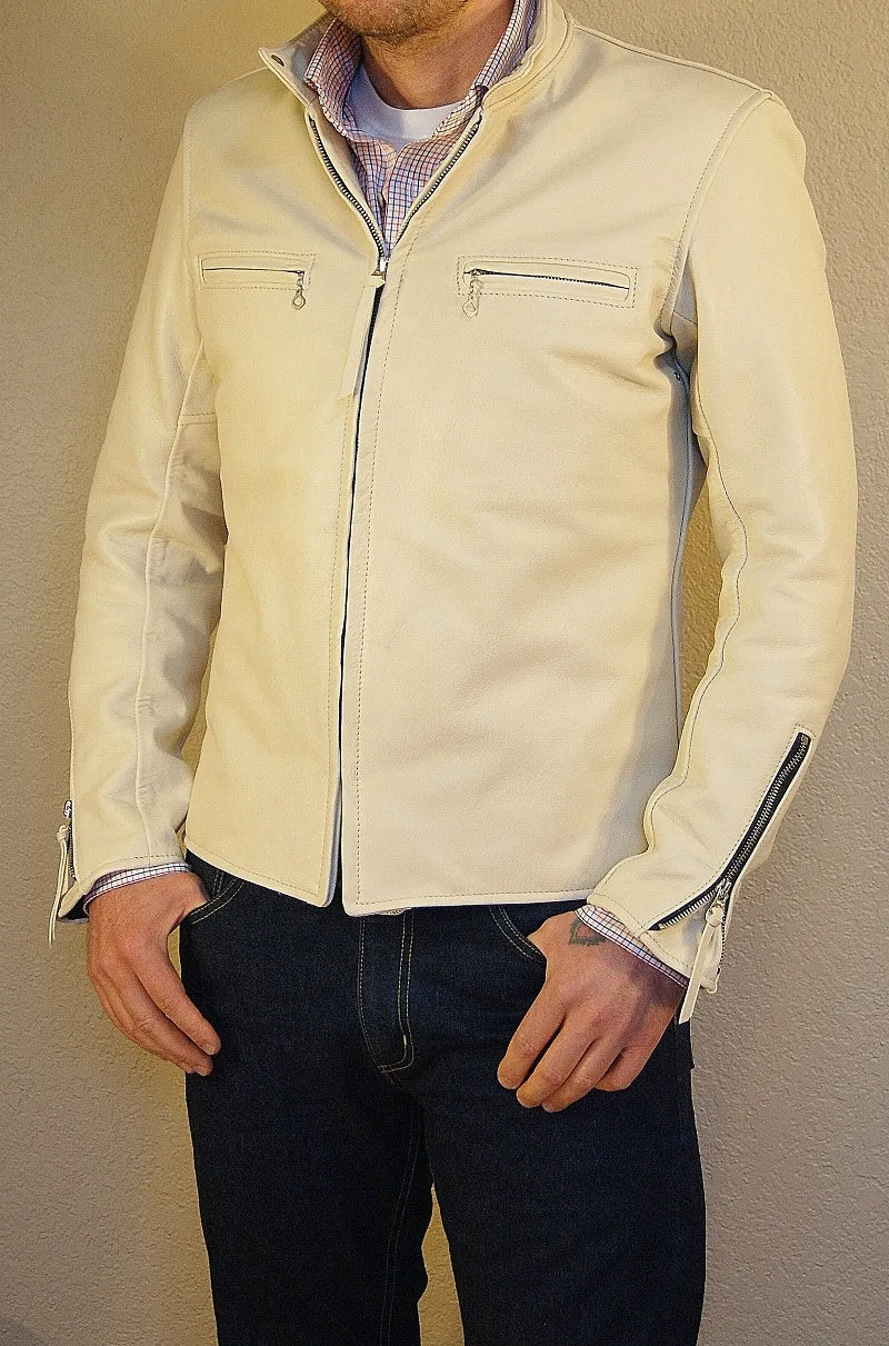 Aero Board Racer, size 40, Cream Vicenza Horsehide