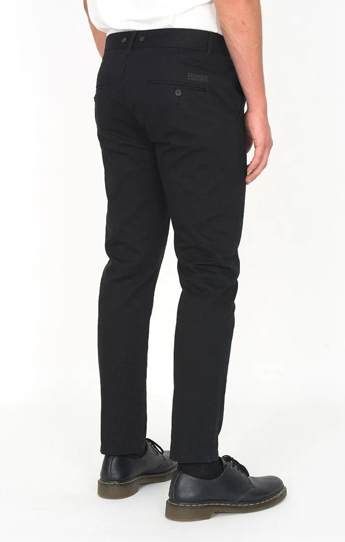 Afends Mens Boardwalk - Black Canvas - Old Man Pants