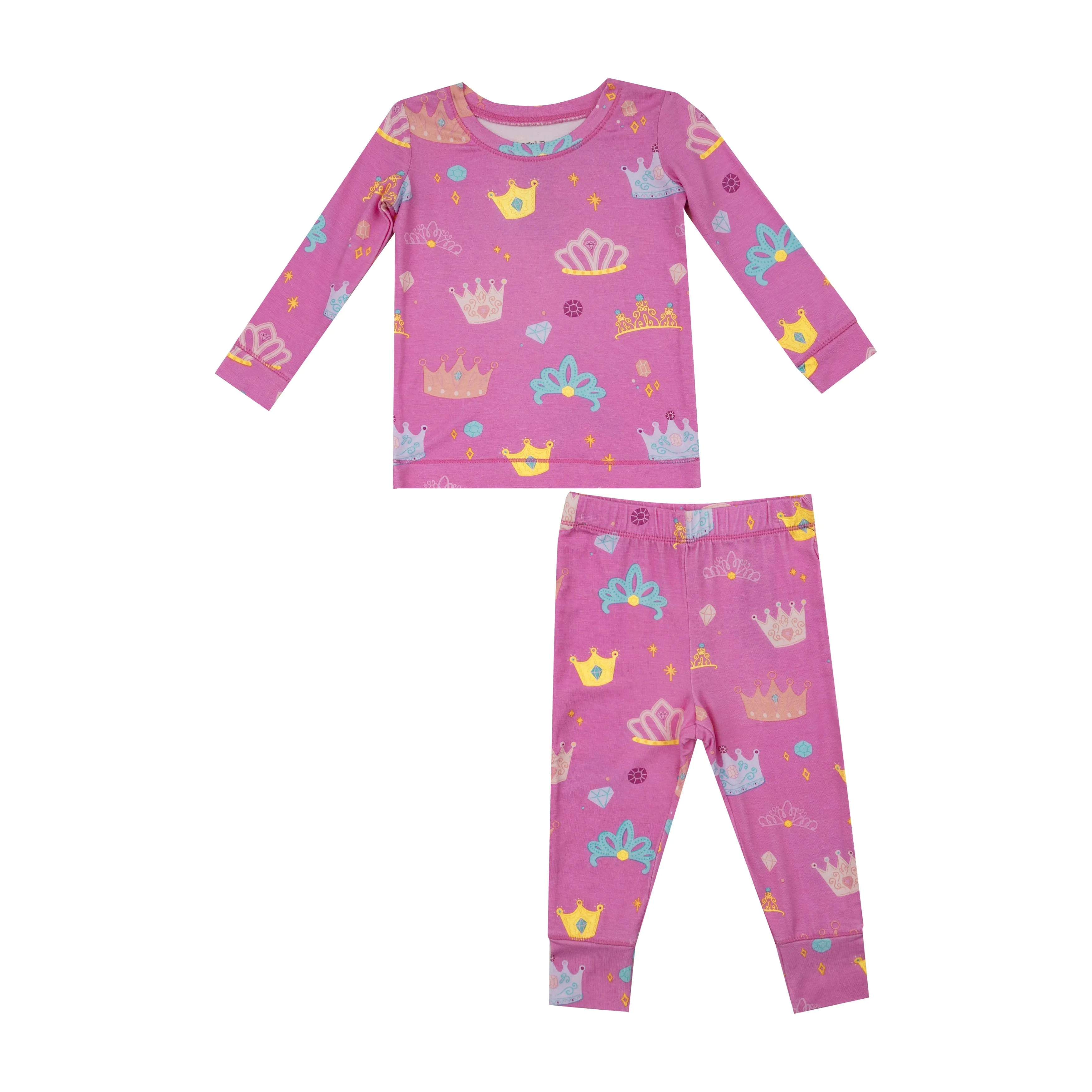 Angel Dear Princess Crowns L/S Loungewear Set 171-F24-HRH 5108