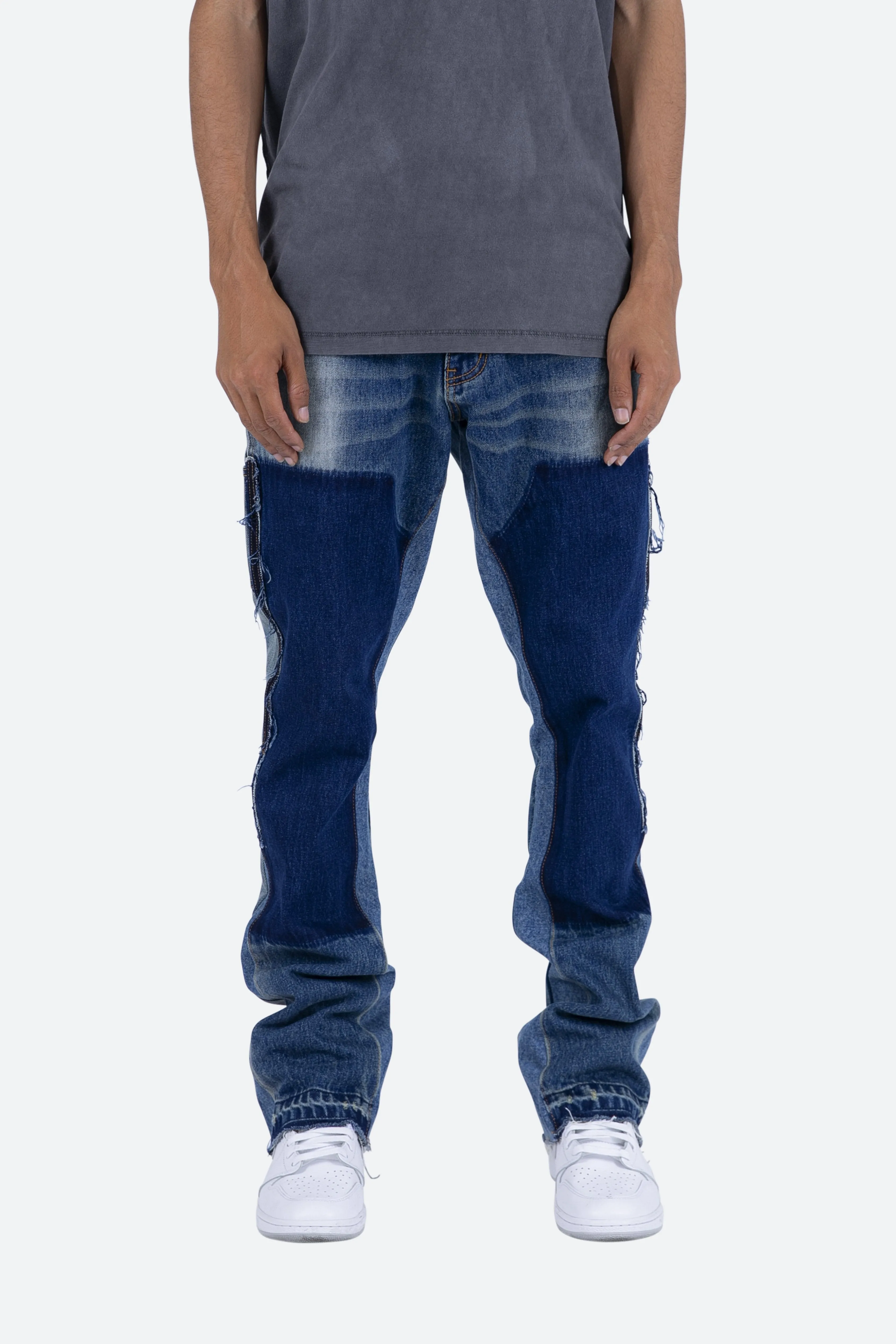 B118 Work Flare Denim - Blue