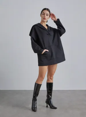 Baggy Tunic Hoodie Dress