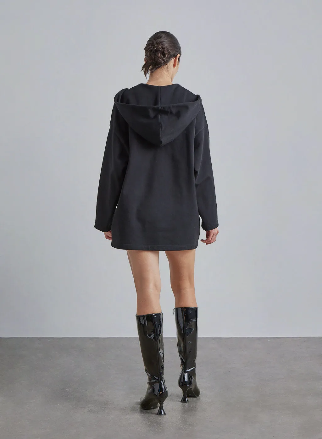 Baggy Tunic Hoodie Dress