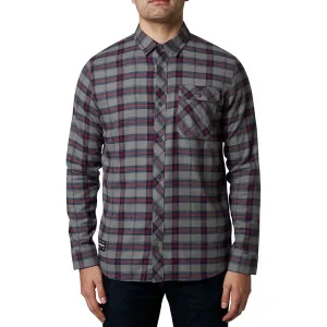 BOEDI LS FLANNEL SHIRT [PEWTER]