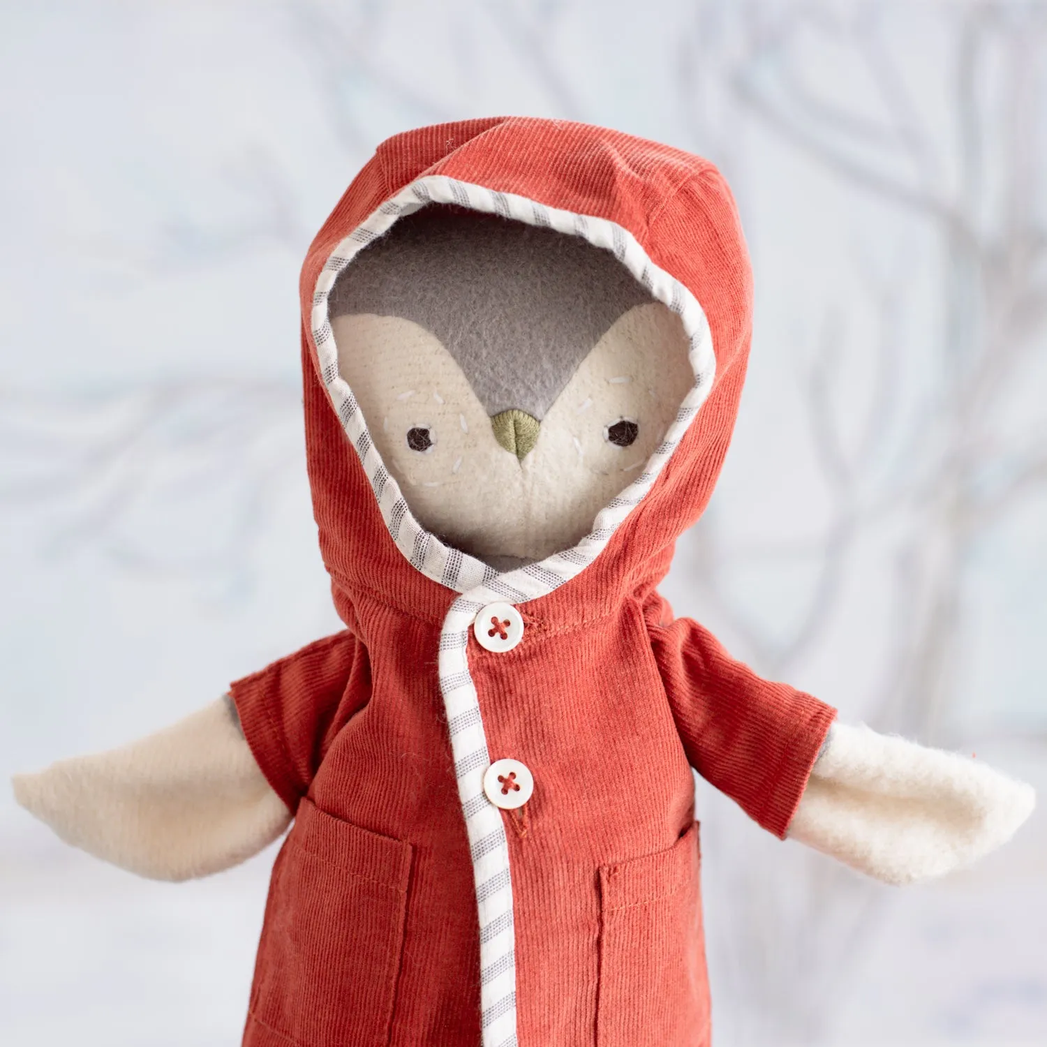 Cozy Corduroy Coat for Dolls