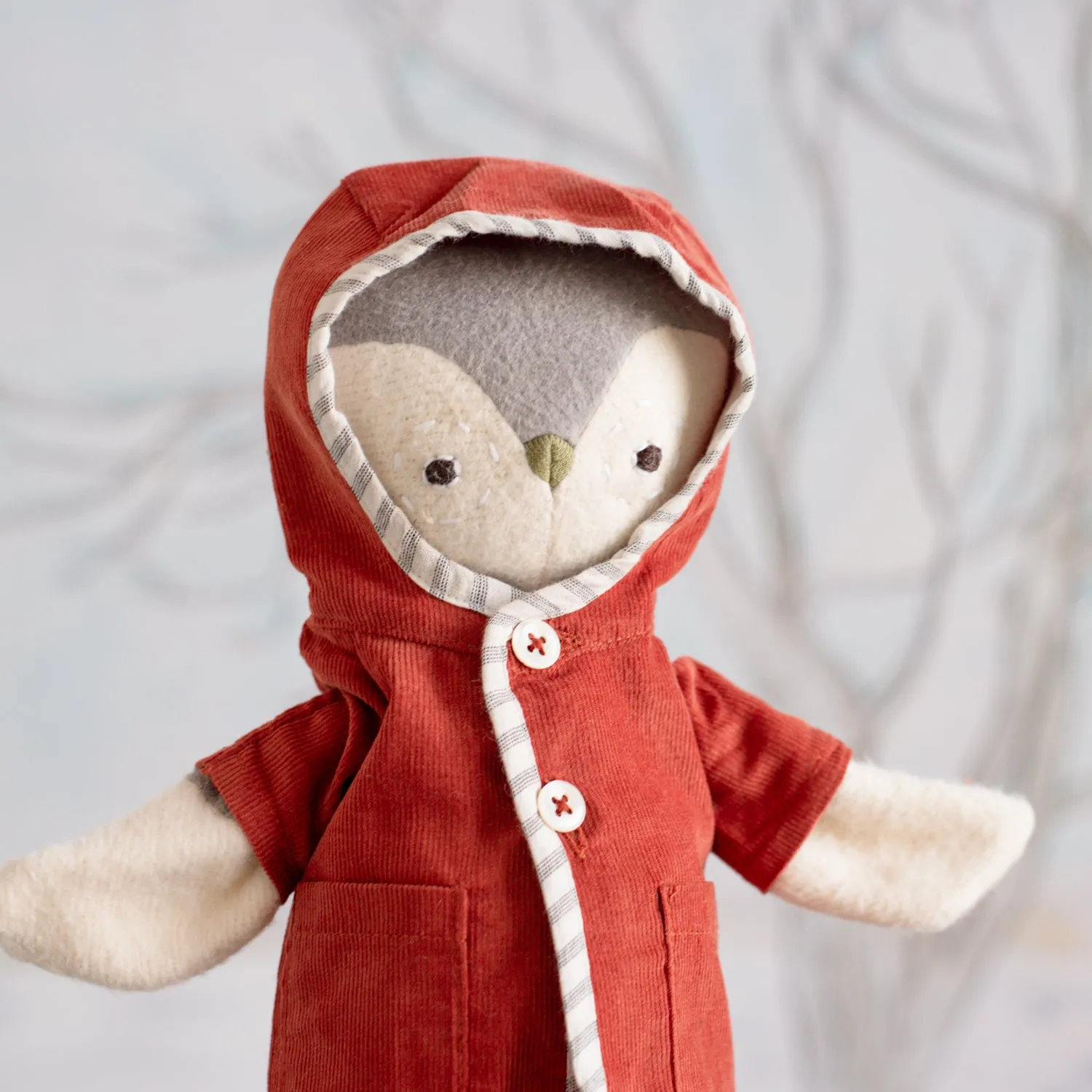 Cozy Corduroy Coat for Dolls