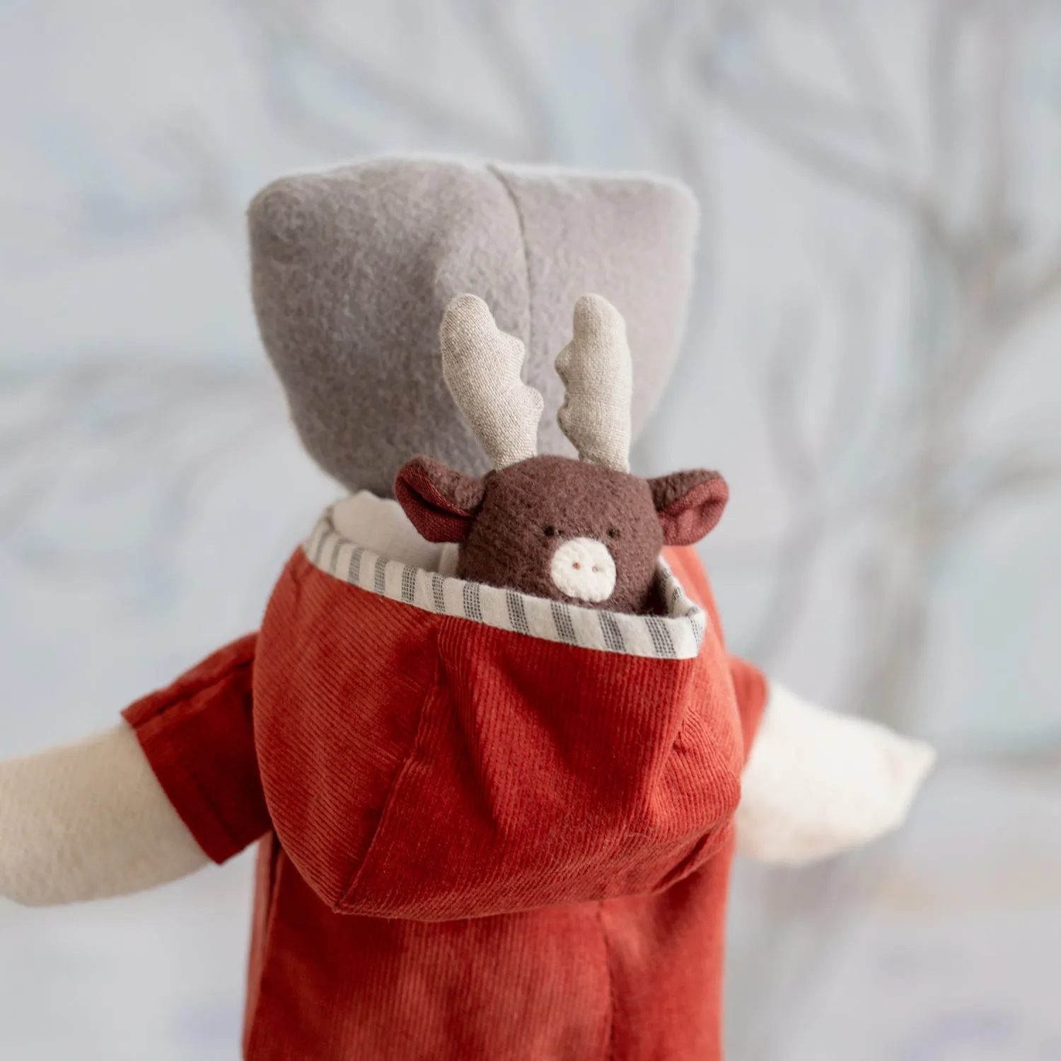 Cozy Corduroy Coat for Dolls