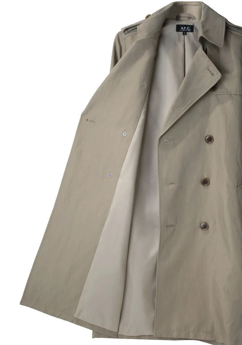 Gabardine Trench Coat