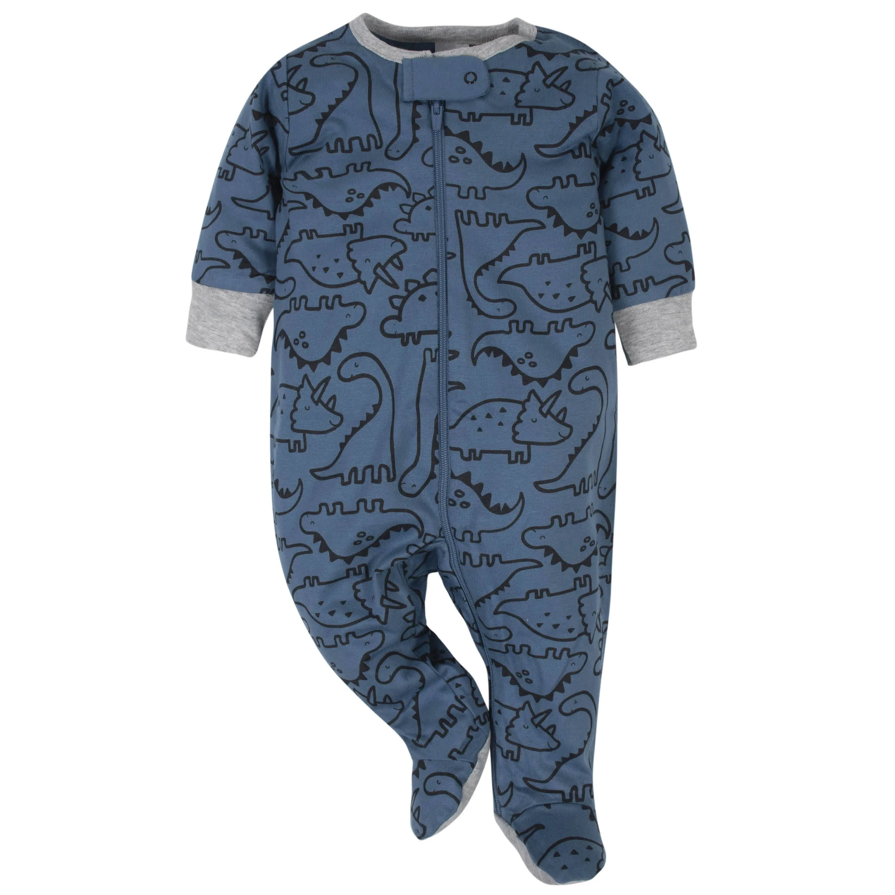 Gerber® 4-Pack Baby Boys Dino & Tiger Sleep 'N Play Bundle