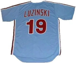 Greg Luzinski Phillies Away Throwback Jersey