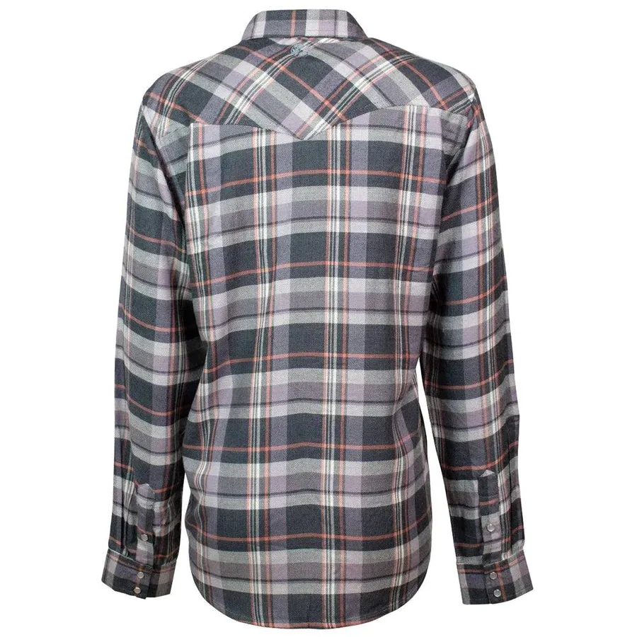 HOOEY "LADIES FLANNELS" CHARCOAL/ GREY