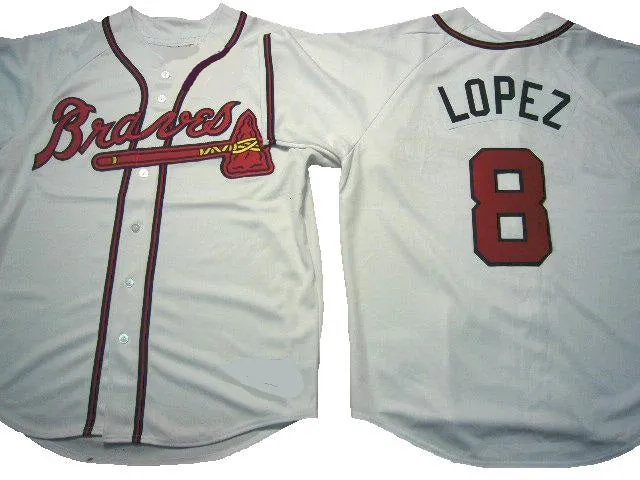 Javier Lopez Atlanta Braves Home Jersey