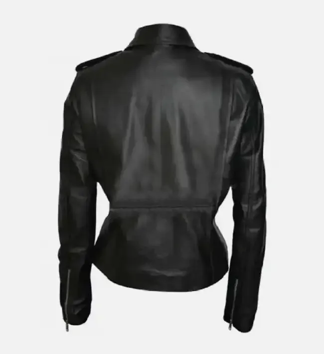 Jessica Jones Stylish Black Leather Jacket