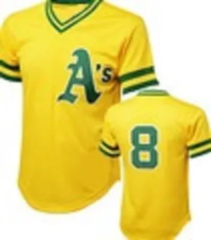 Joe Morgan Oakland A's Throwback Baseball Jersey