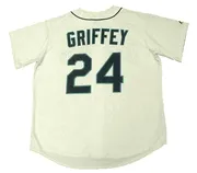 Ken Griffey Jr. 1997 Seattle Mariners Home Throwback Jersey