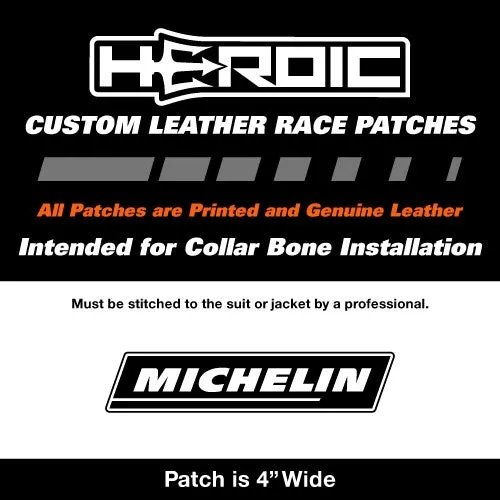 Leather Printed Patches - Michelin Tire