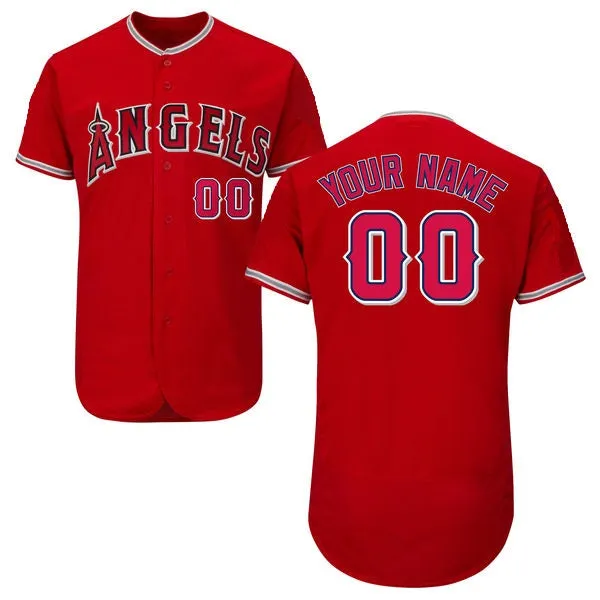 Los Angeles Angels Customizable Pro Style Baseball Jersey - 2 Styles Available