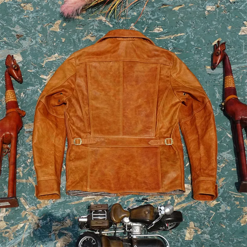 Men's Motorcycle Jacket Amber