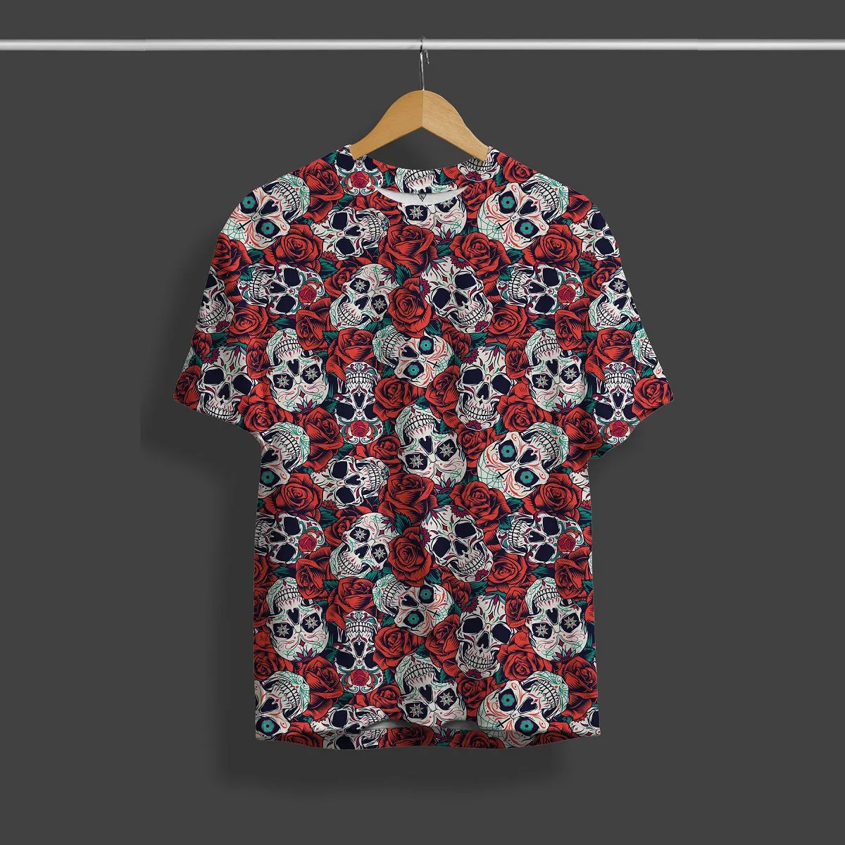 Men's Skull Full Printed t-shirt