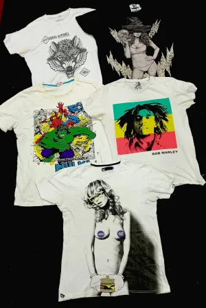 Mix man and womens T-Shirts.