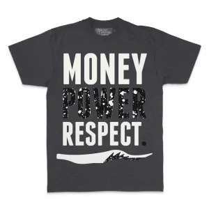 Money Power Respect "Craft" - Heather Charcoal T-Shirt