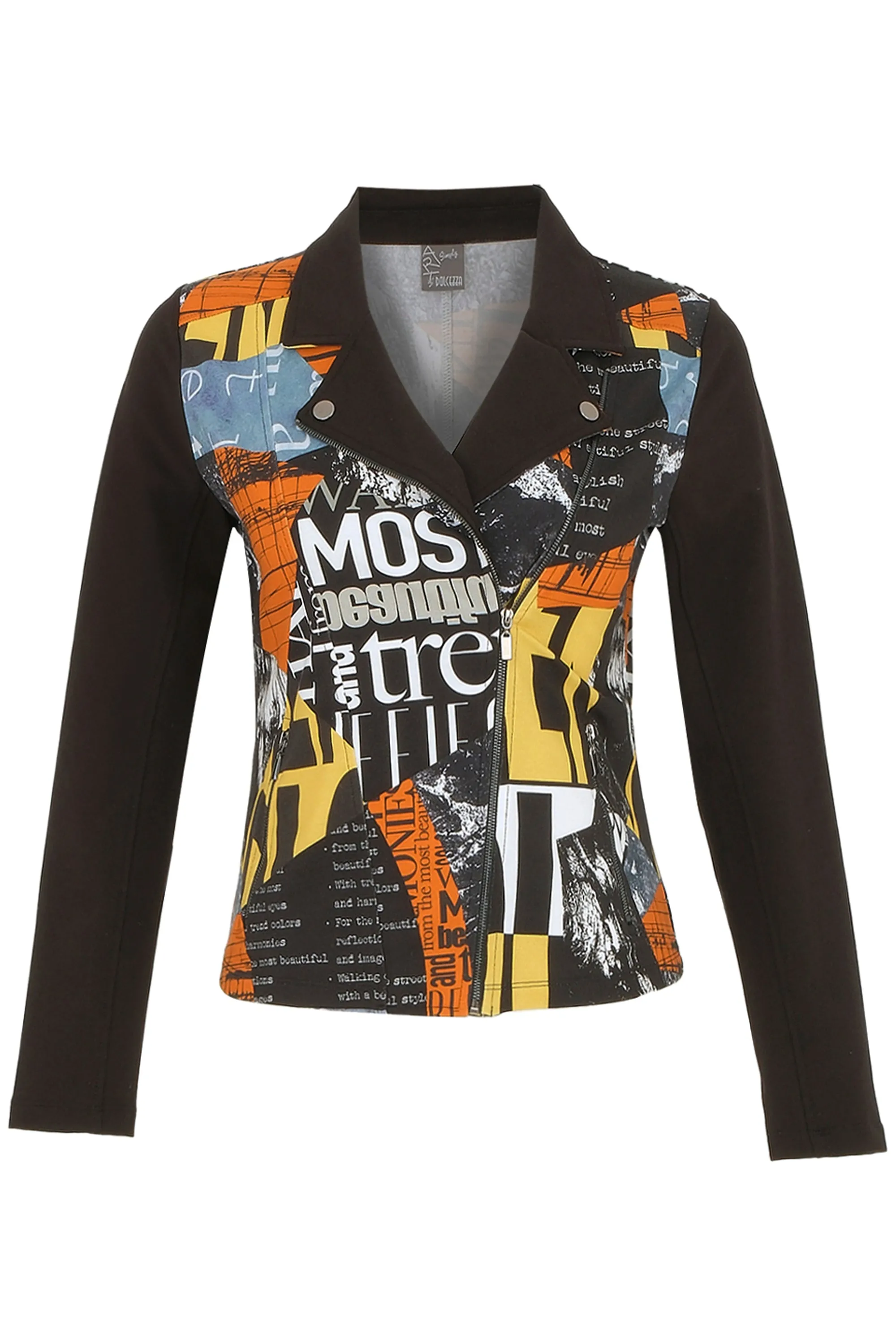 NEWSPAPER MOTO JACKET