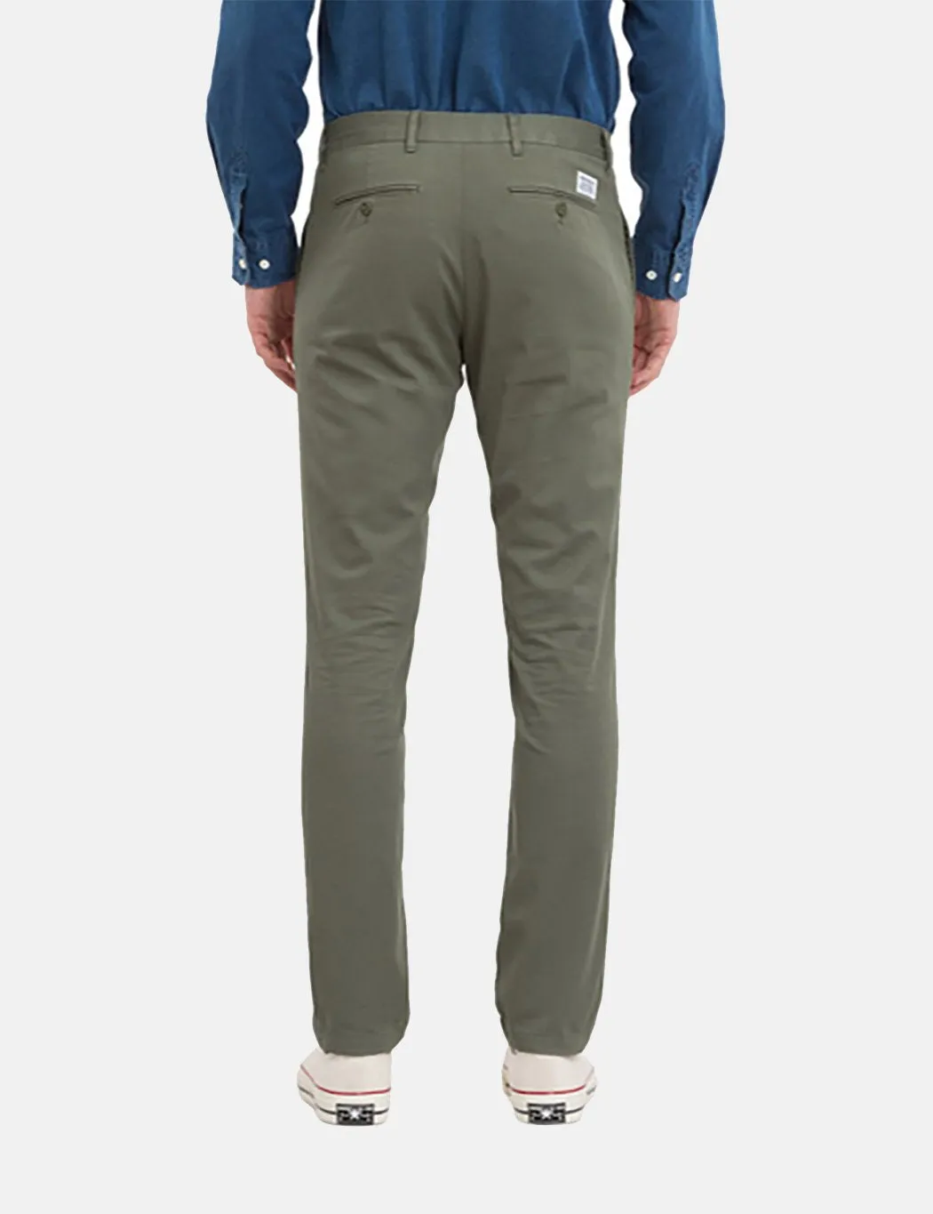 Norse Projects Aros Light Twill Chino (Slim) - Dried Olive Green