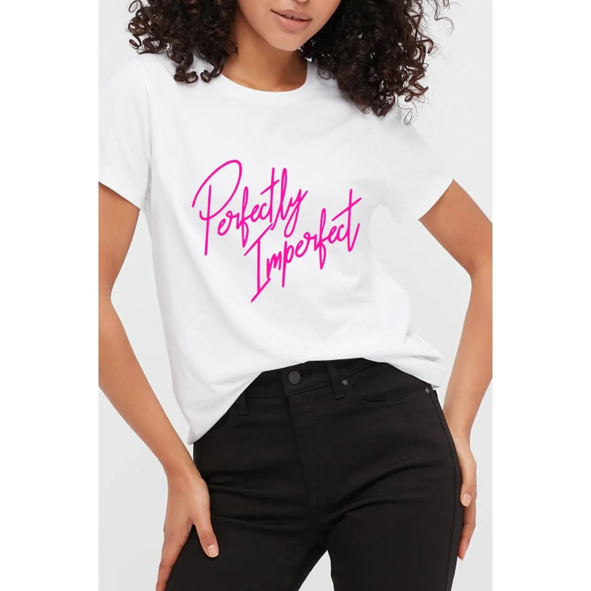 PERFECTLY IMPERFECT GRAPHIC TEE