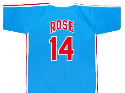 Pete Rose Philadelphia Phillies Throwback Away Jersey