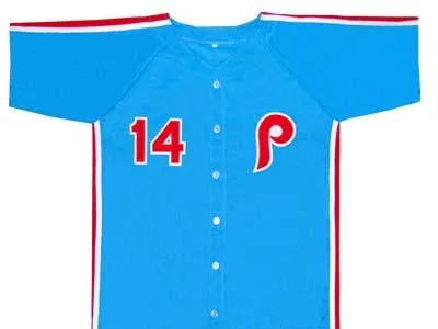 Pete Rose Philadelphia Phillies Throwback Away Jersey