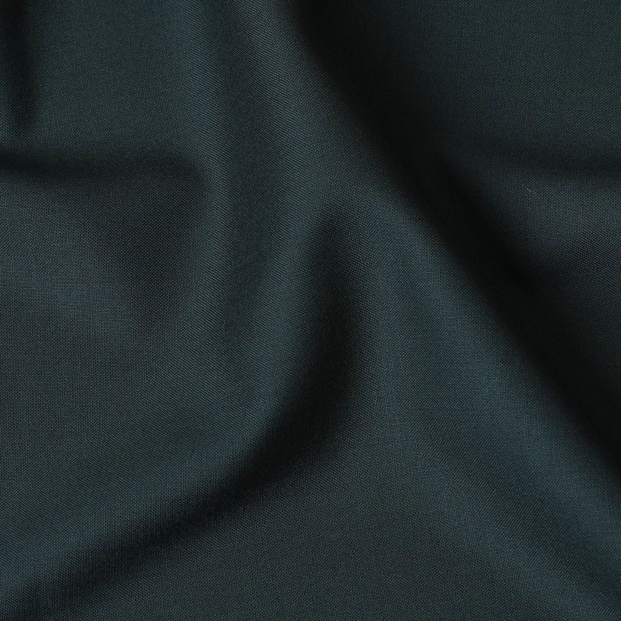 Premium Green Textured Wool Suiting Fabric - 150cm Width, 3.5 Mtrs Piece, Woven in the UK-D17769