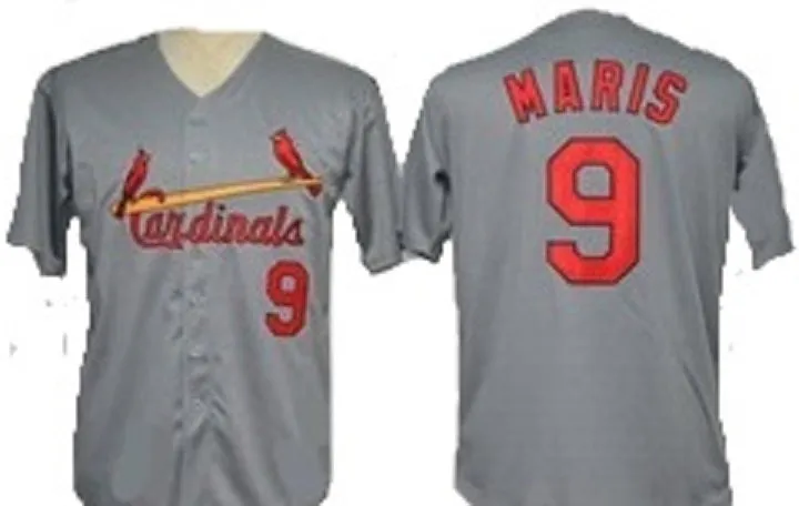 Roger Maris Saint Louis Cardinals Throwback Road Jersey