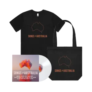 Songs for Australia / Black T-shirt   Vinyl   Tote Bundle