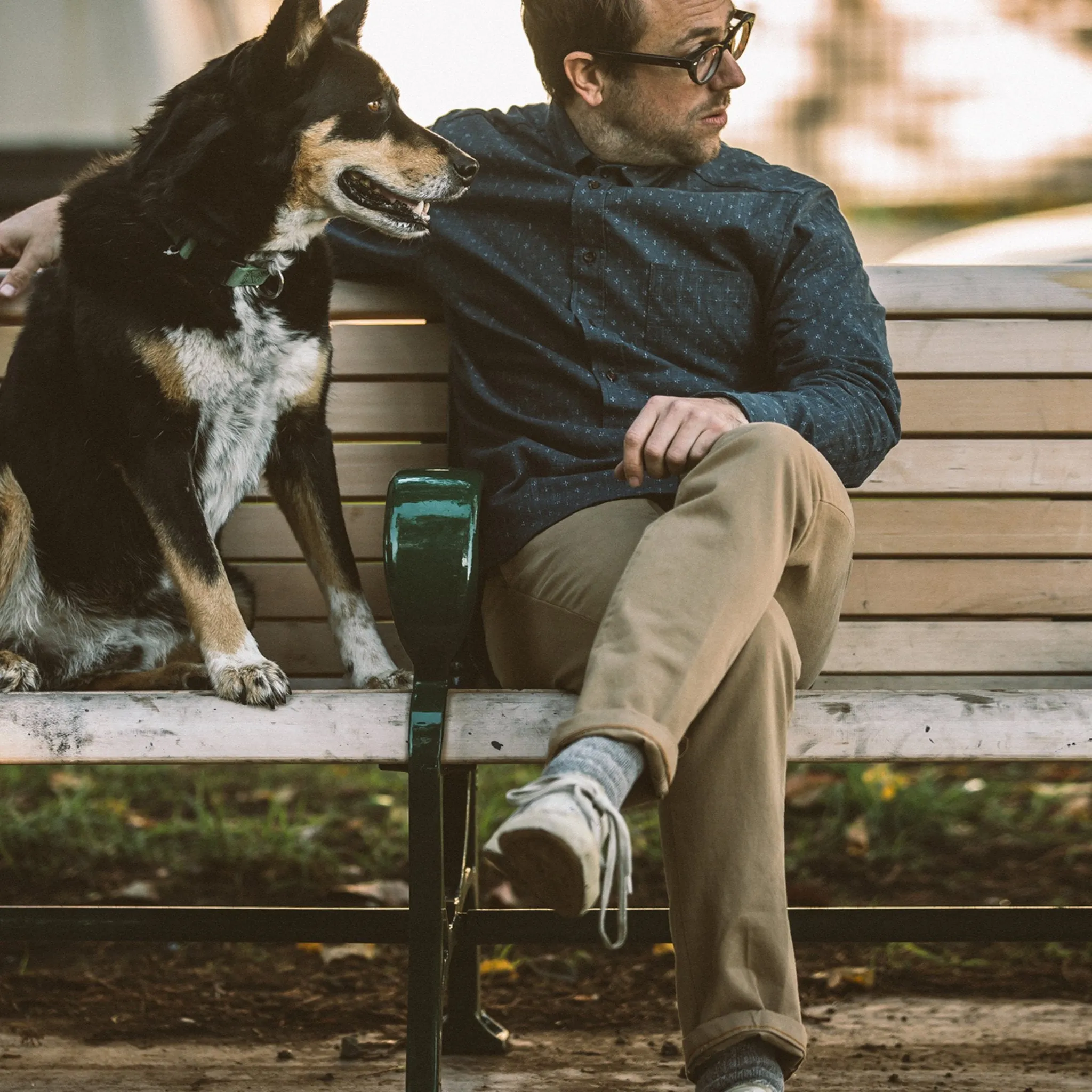 The Democratic Chino in Khaki