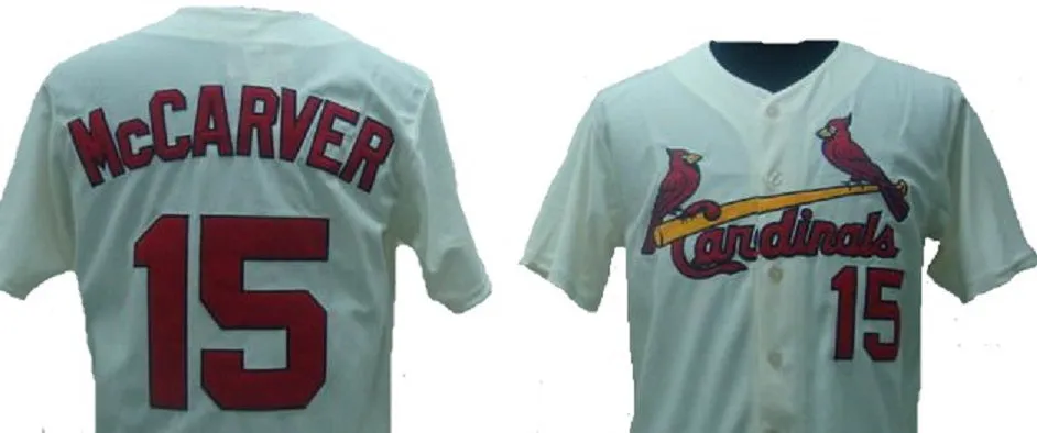 Tim McCarver Saint Louis Cardinals Throwback Jersey