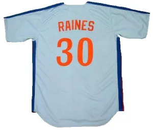 Tim Raines 1981 Montreal Expos Away Throwback Jersey