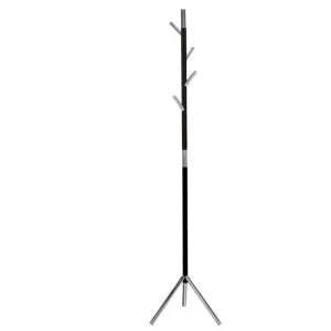 V-Part Standing Coat Rack With Hooks Linair Chrome 180 cm