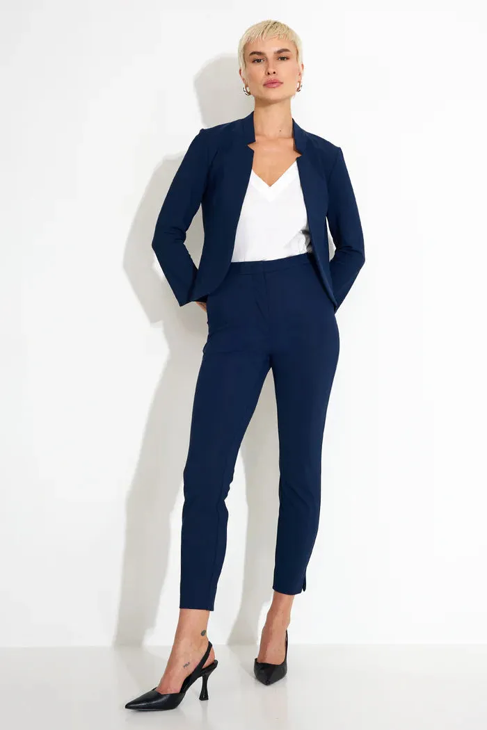 Work Trousers Classic Tight Fit Dark Blue