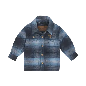 Wrangler Boy's Quilt Lined Flannel Shirt Jacket